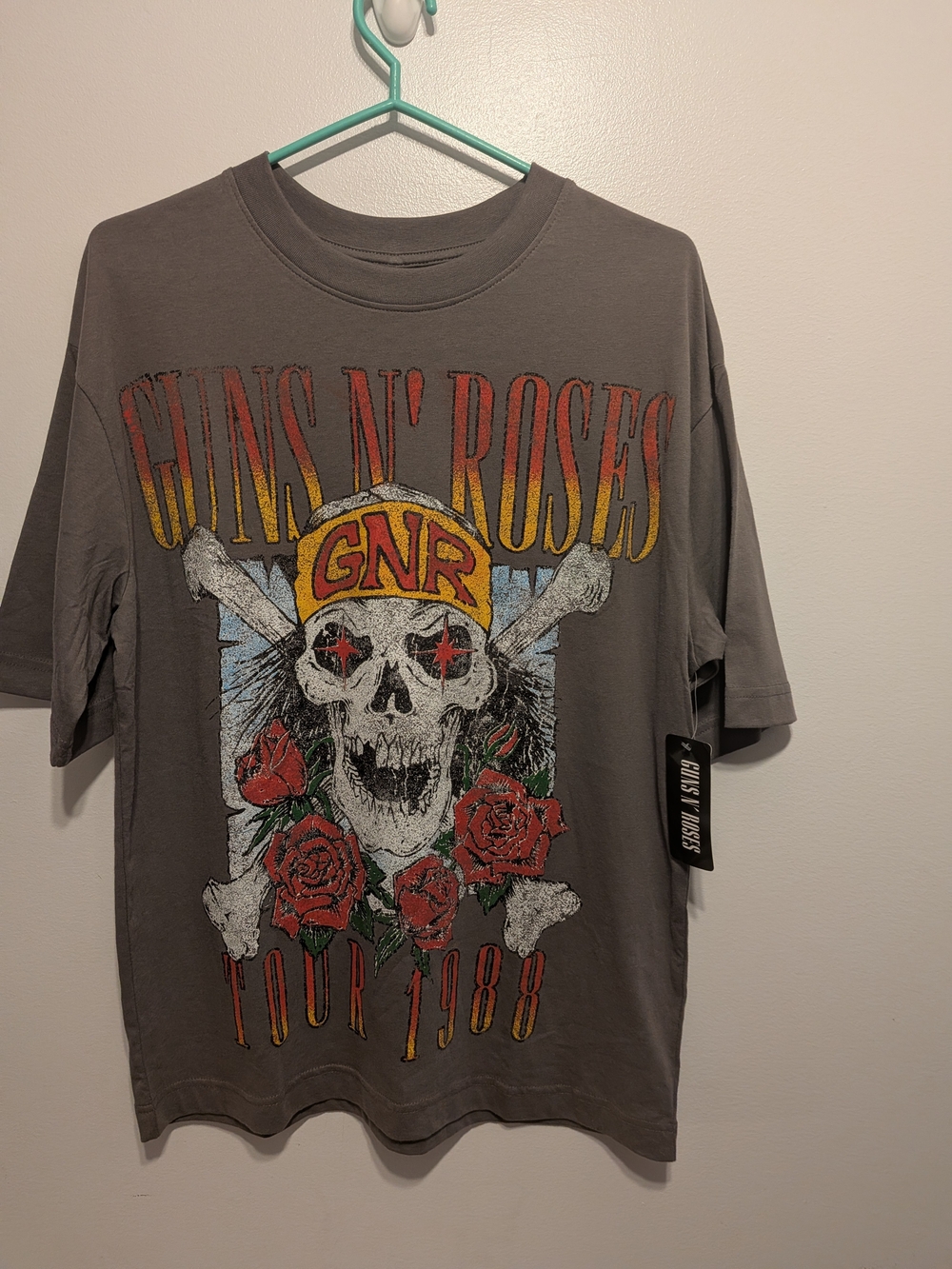 Guns N' Roses Short Sleeve Graphic Tee - Gray